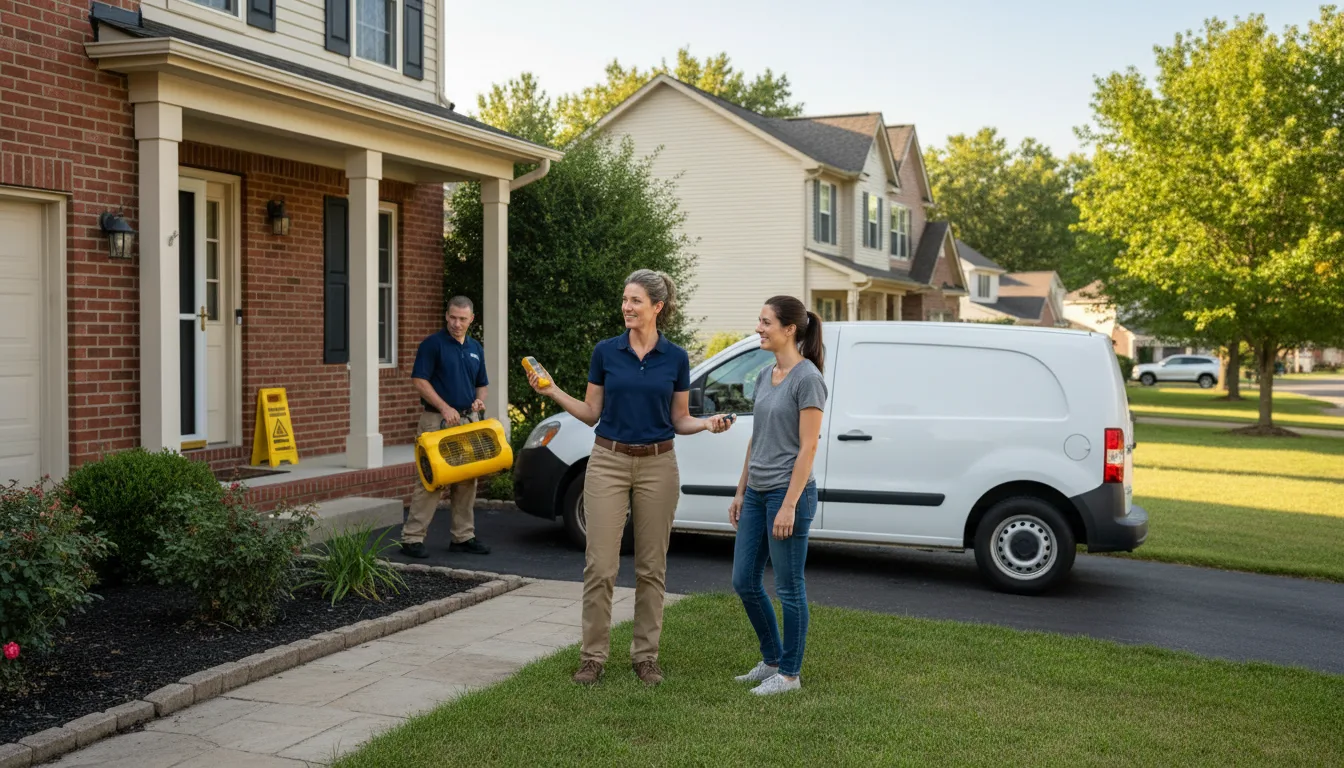 Water restoration image for Fire And Smoke Damage Restoration in Preston, MO